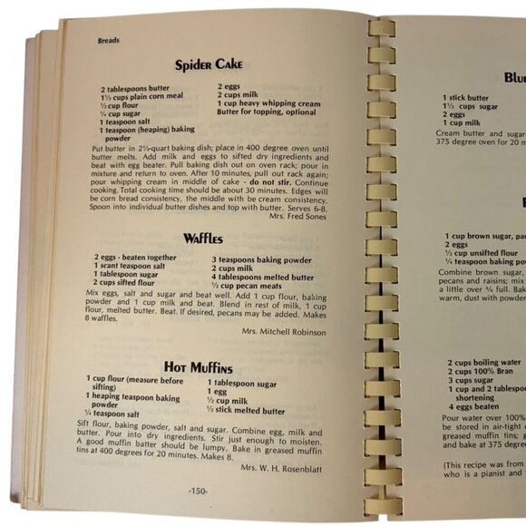 Vintage The Jackson Mississippi Cookbook Spiral-Bound 1977 Symphony League - Picture 8 of 11